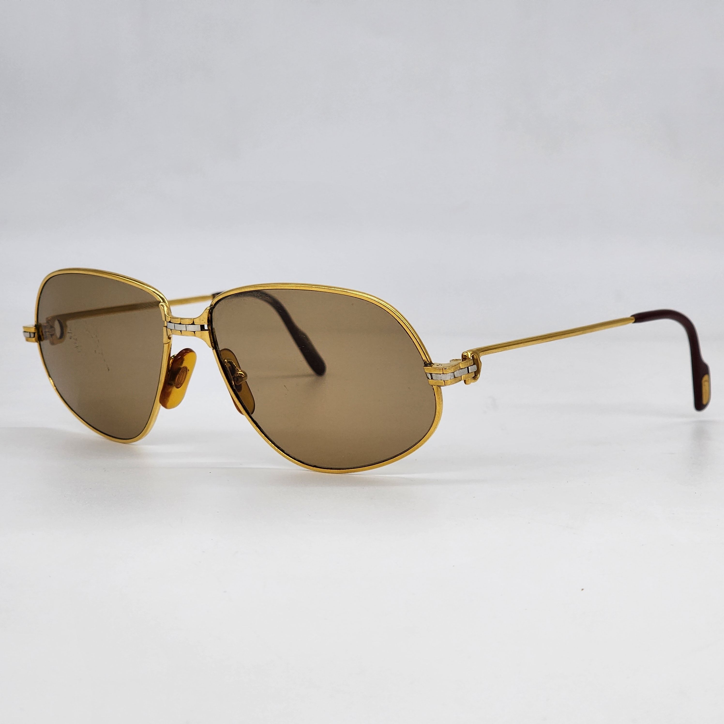 Cartier - Panthere GM Aviator Sunglasses - Vintage - 1