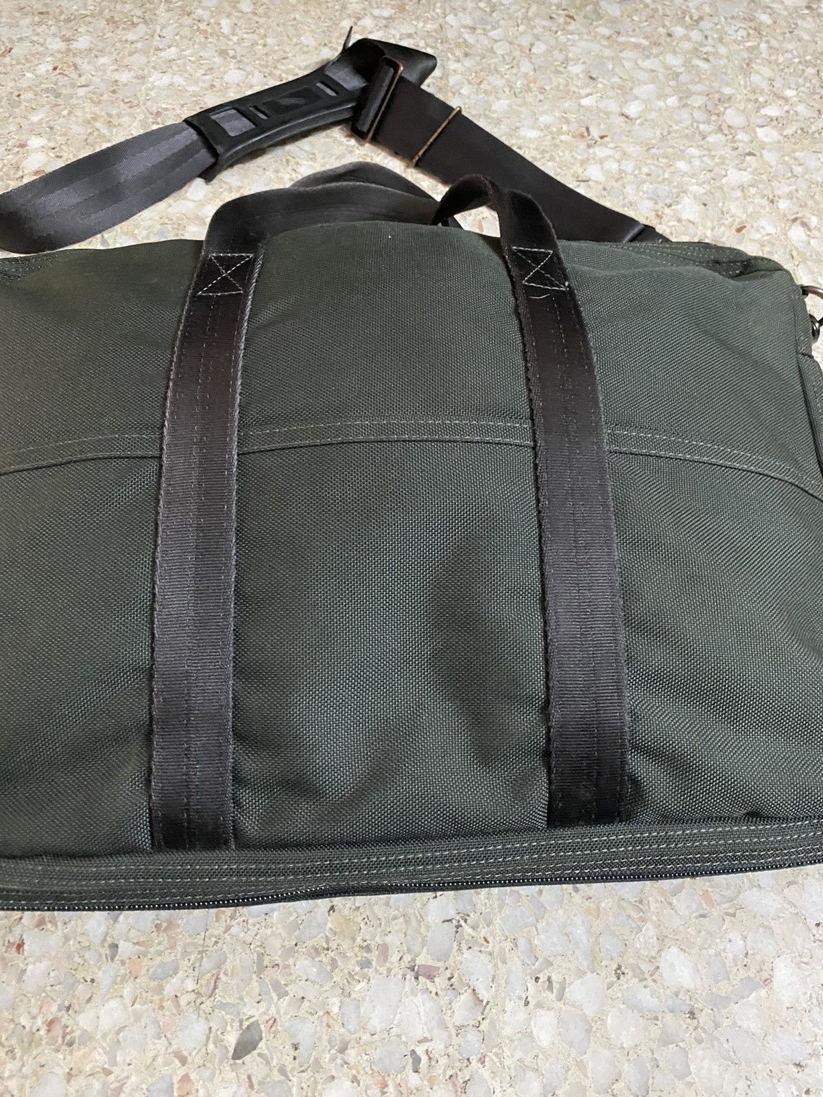 Porter Cordura Messenger Bag Green Army Made in Japan - 11