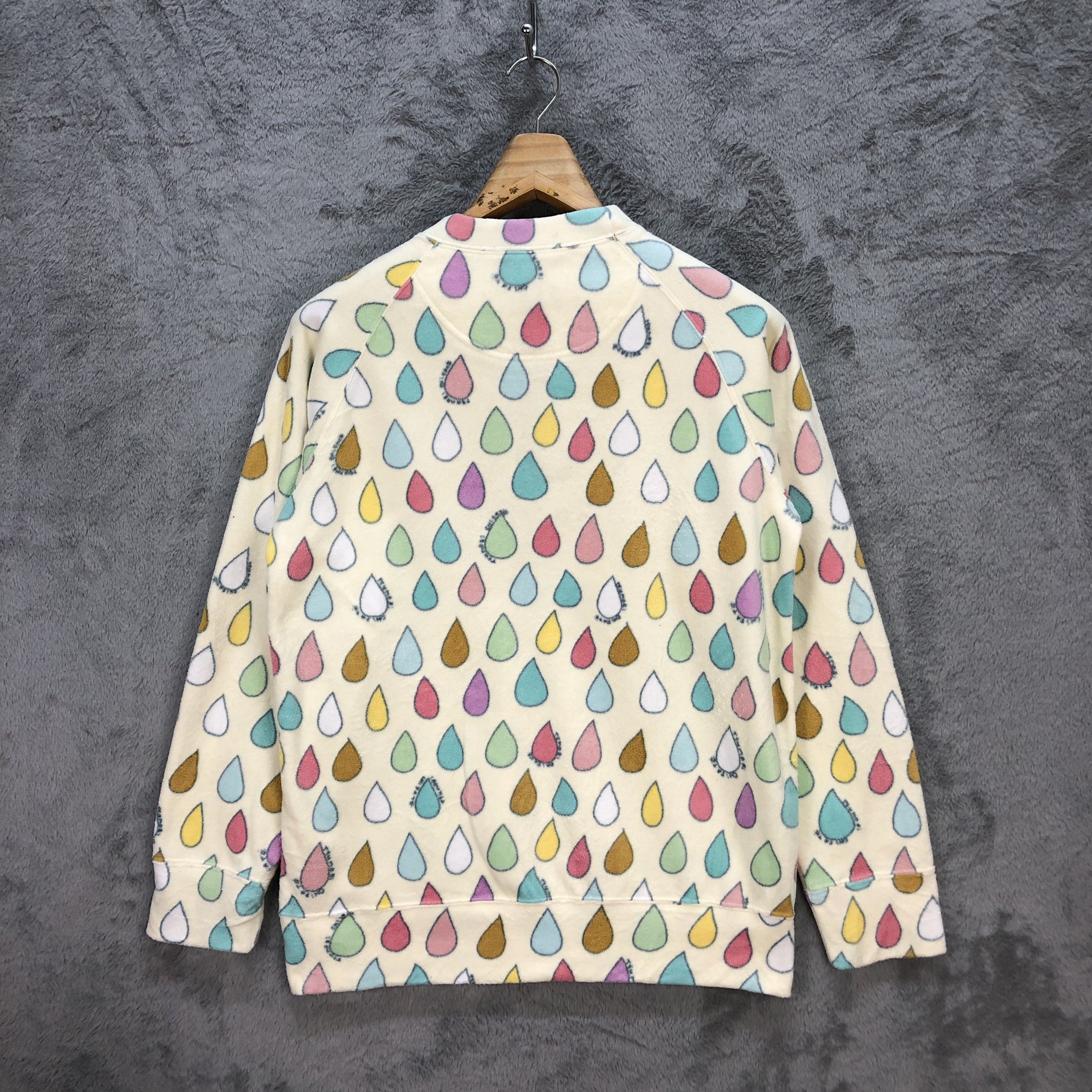 Tsumori Chisato Sleep Water Drop Fleece Sweatshirt #5683-202 - 9