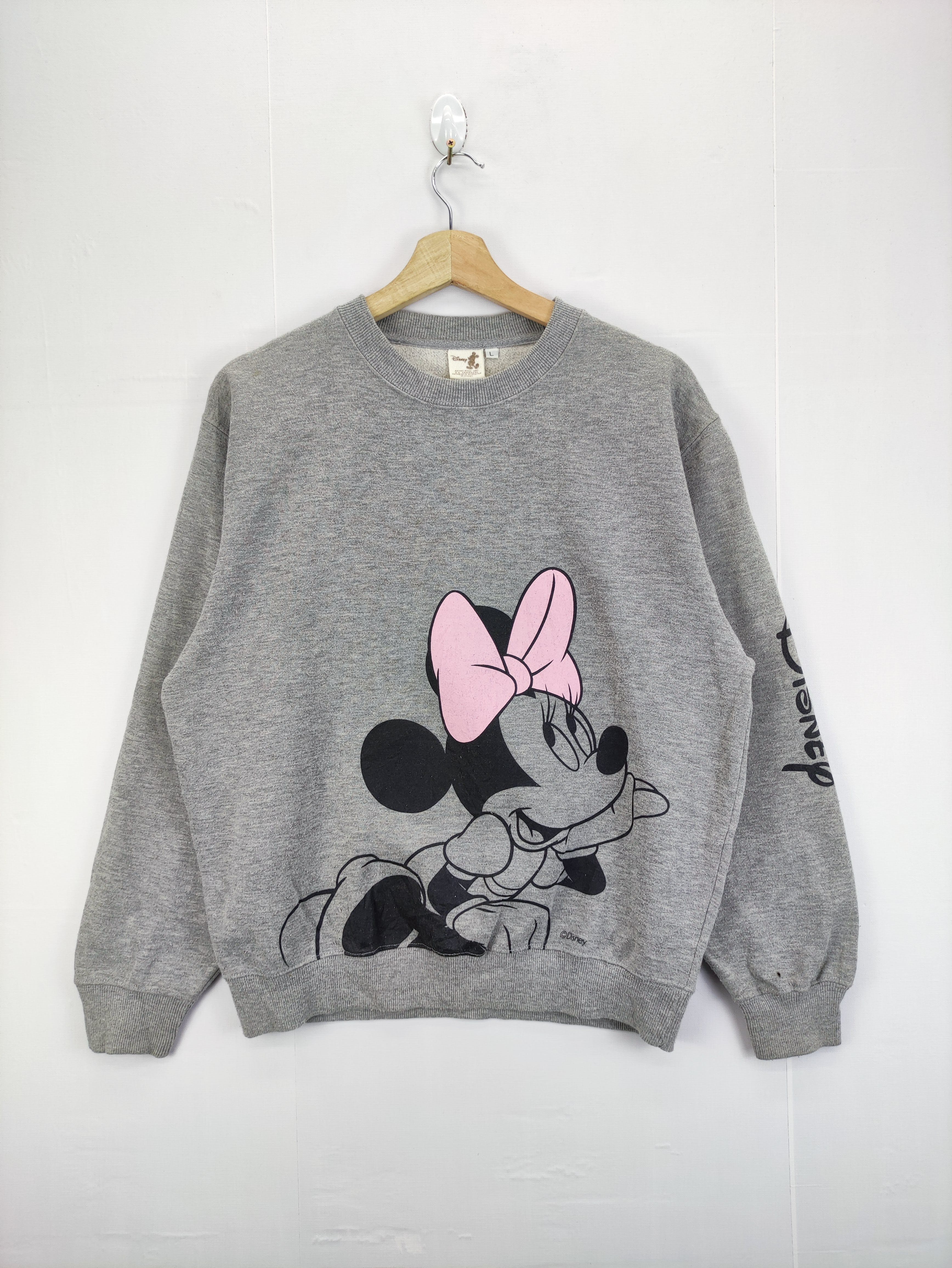 Vintage Minnie Mouse Disney Sweatshirt Big Printed - 1