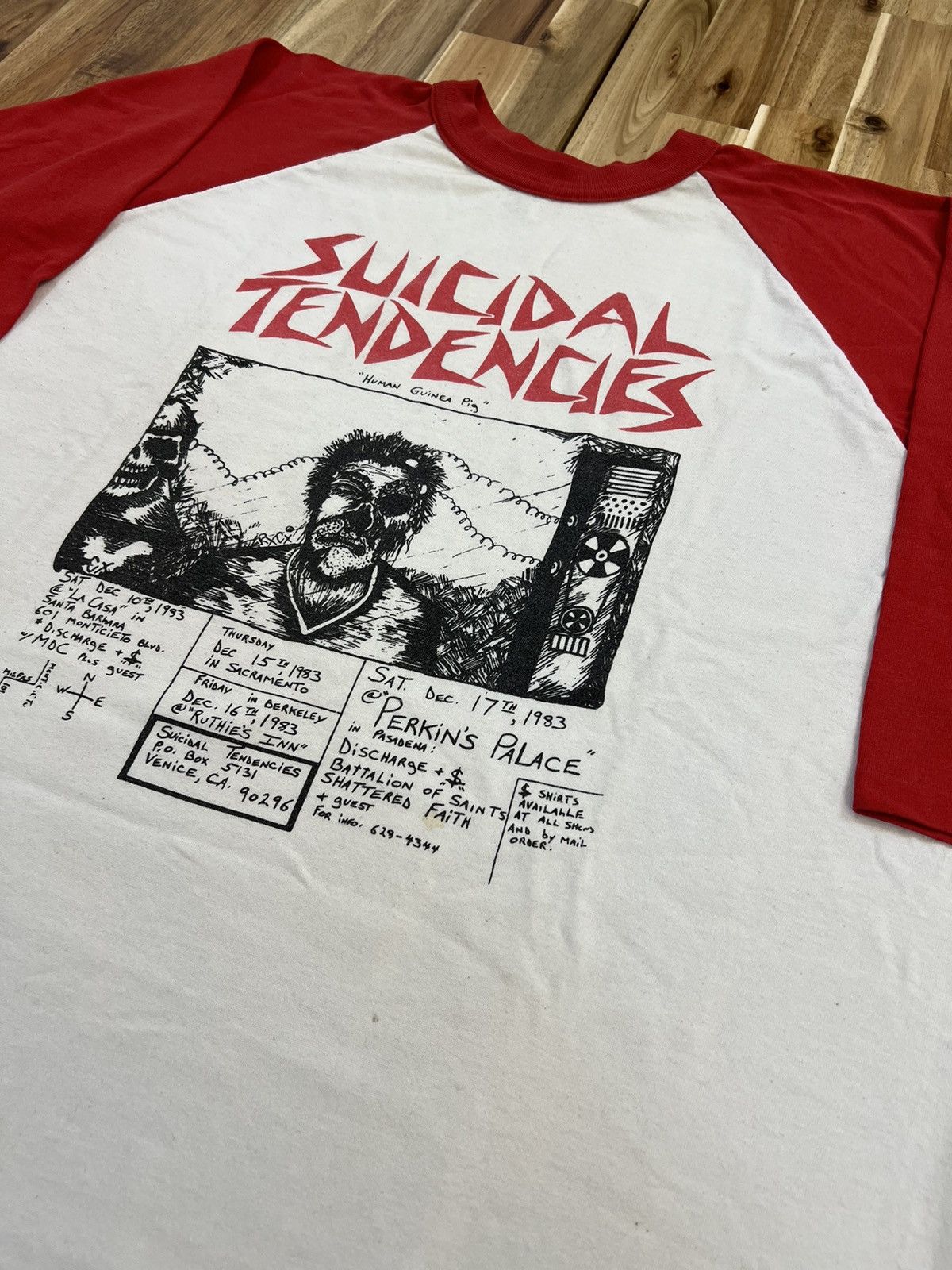 VINTAGE 1983 SUICIDAL TENDENCIES PUNK T-SHIRT - 4