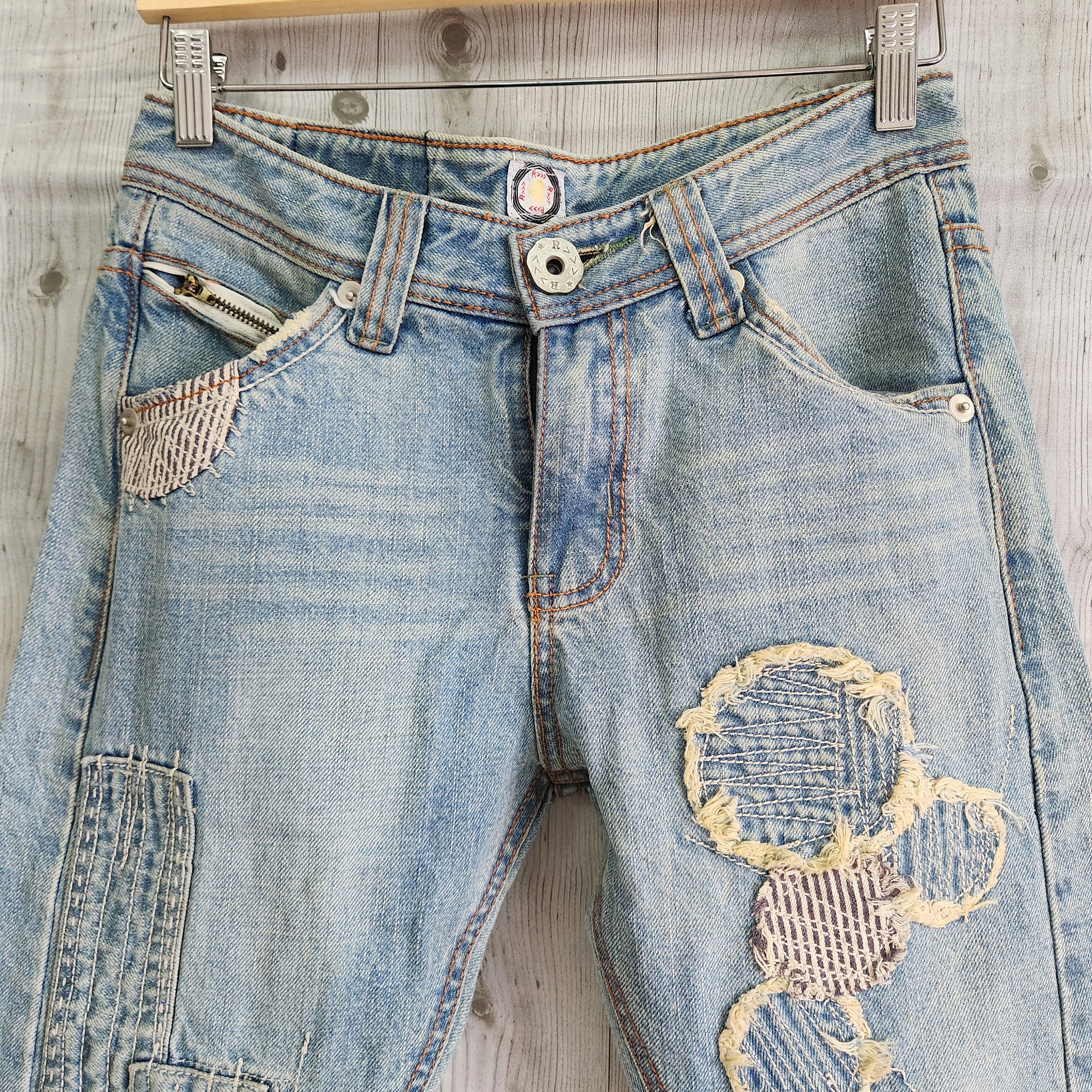 Vintage Blue Reef Denim Japan Jeans With Patches - 20