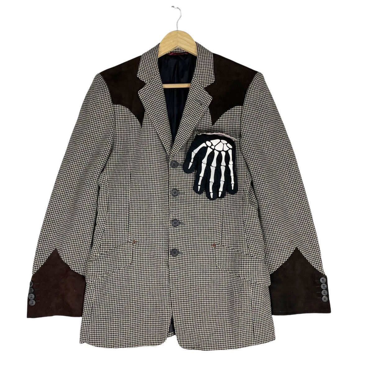 🔥PAUL SMITH London Classic Cowboy Sheep Leather Blazer Coat - 1