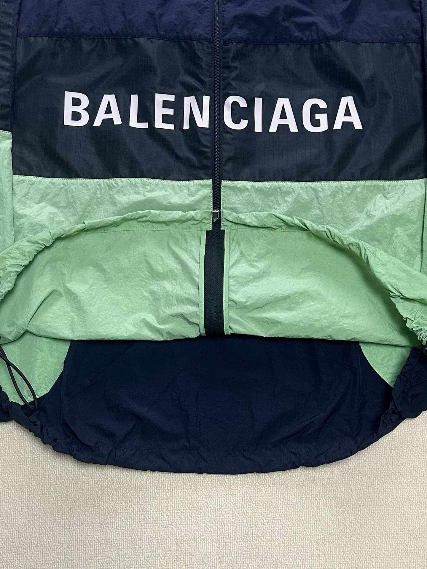 Balenciaga Black Neon Green Tracksuit Jacket - 3
