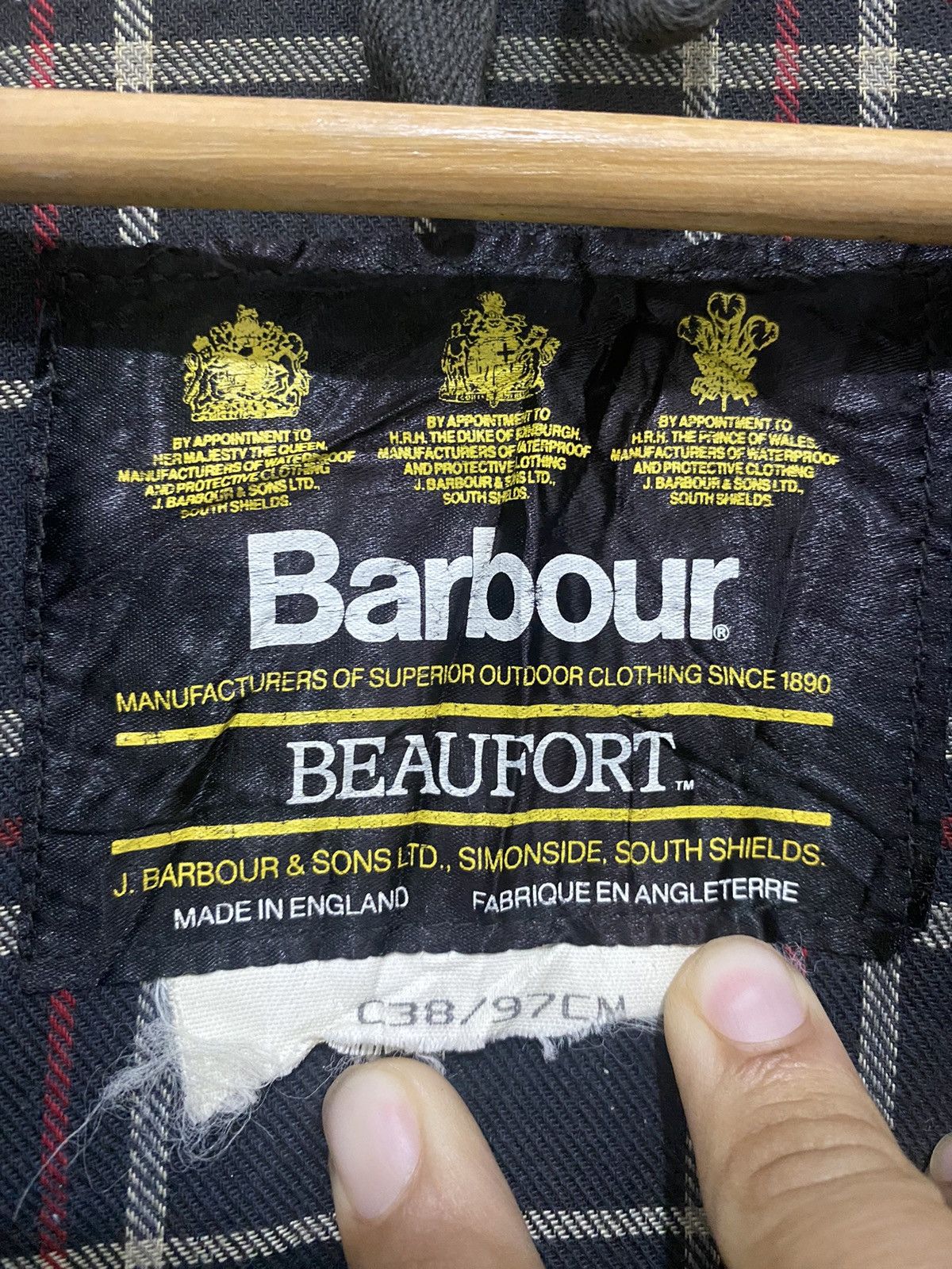 Vintage Barbour Beaufort Wax Jacket - 9
