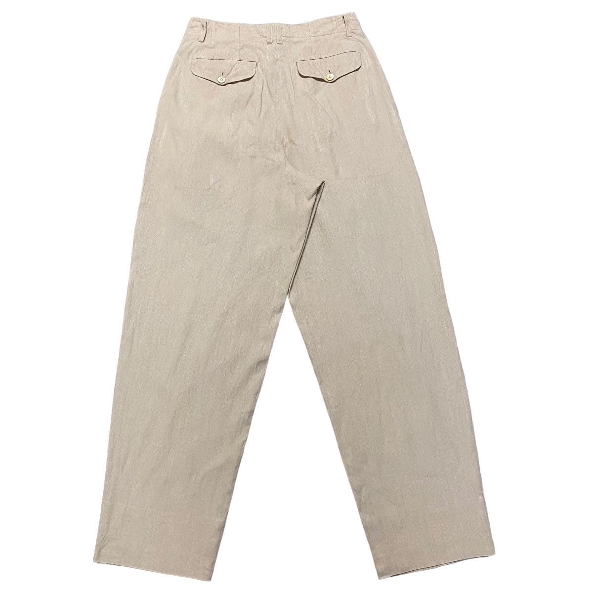 AD1989 Comme Des Garcons Homme Linen Baggy Pants - 2