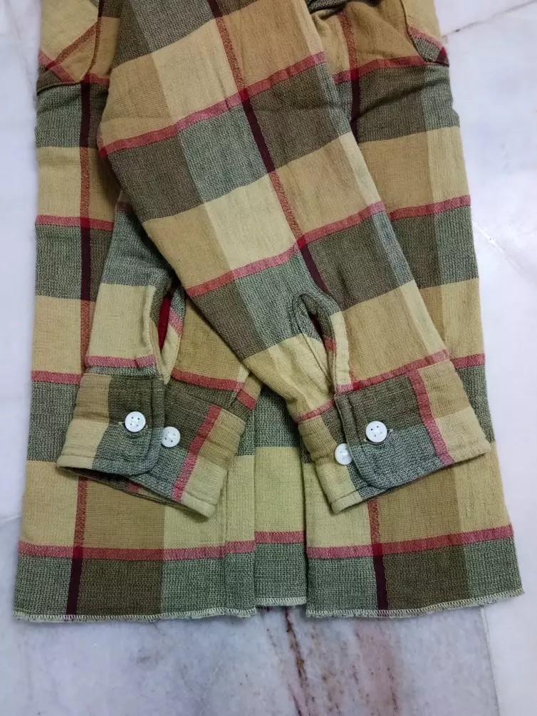 Japanese Brand - REALMAD HECTIC DESTROY BUFFALO PLAID BUTTON DOWN SHIRT - 8