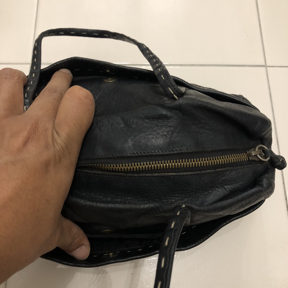 Miu miu leather hobo bag - 6