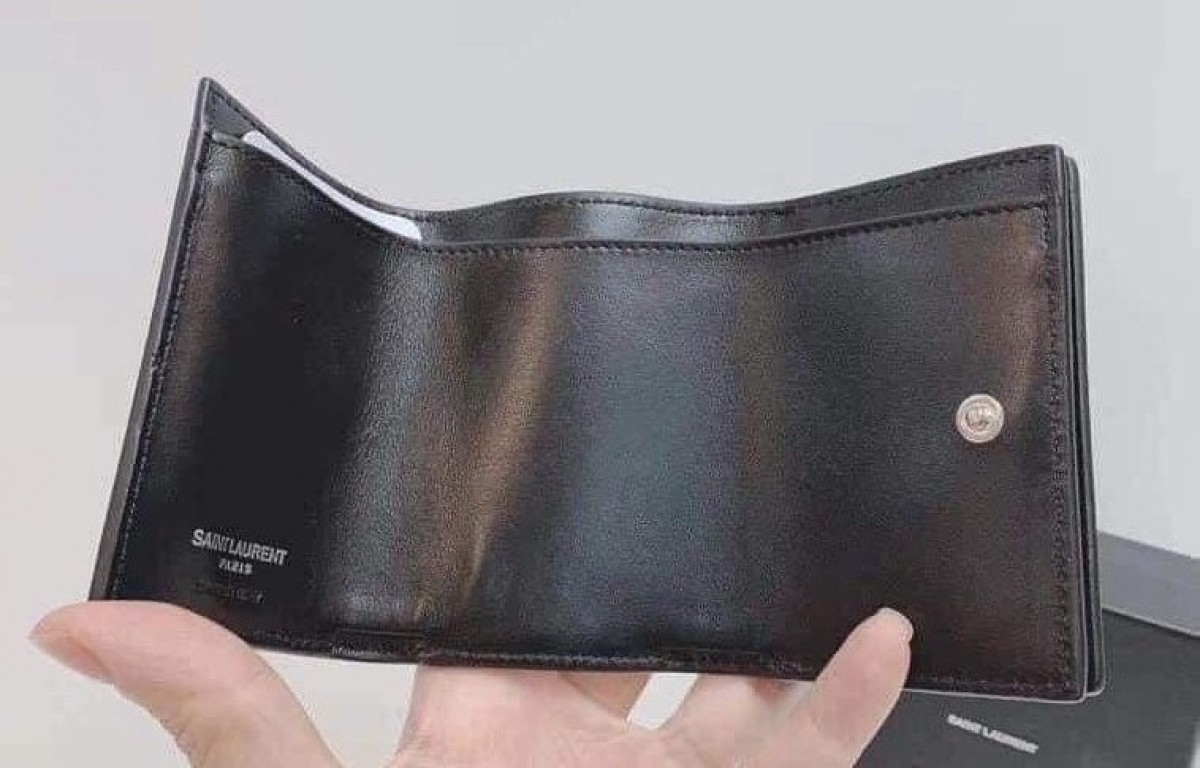 $425 SS18 Eclair Lightning Bolt Compact Wallet - 3
