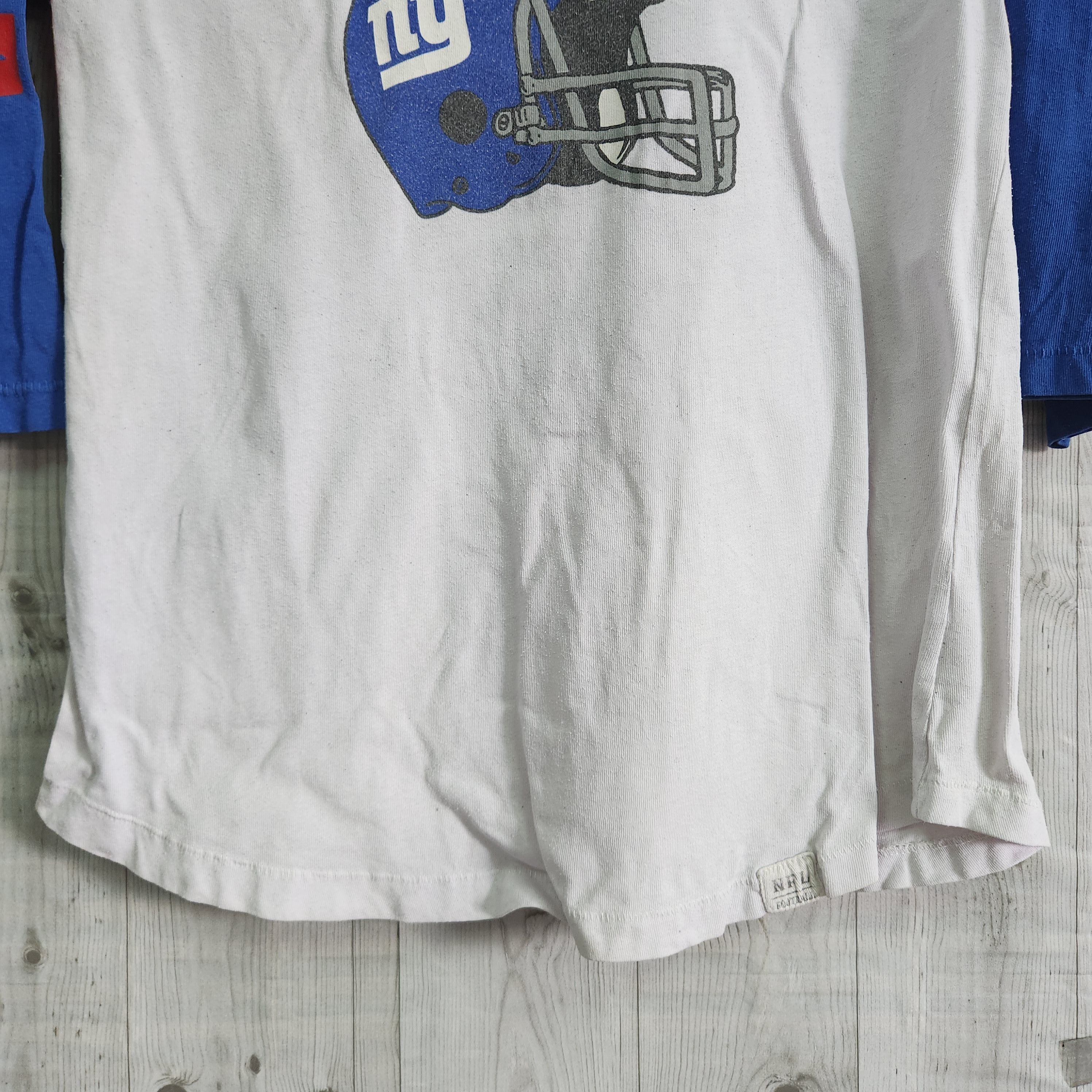 New York Giants NFL American Football Raglan TShirt - 6