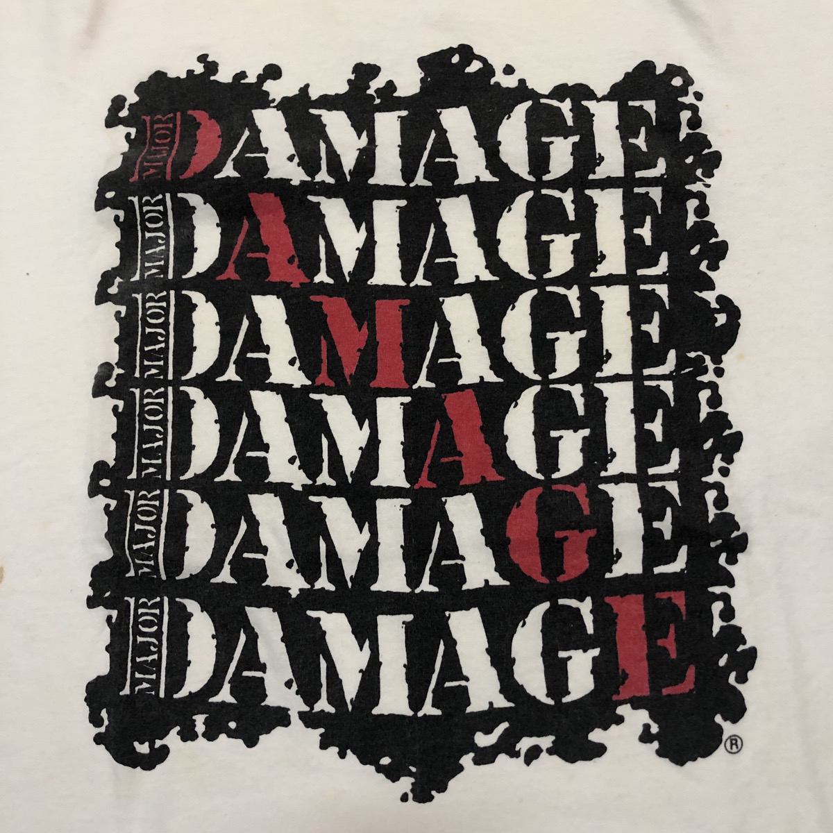 Vintage - Vintage Major Damage T-Shirt Denim Jeans Brand Hip Hop - 4