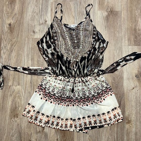 Reverse Brand (AUS) Boho Embellished Romper - 1