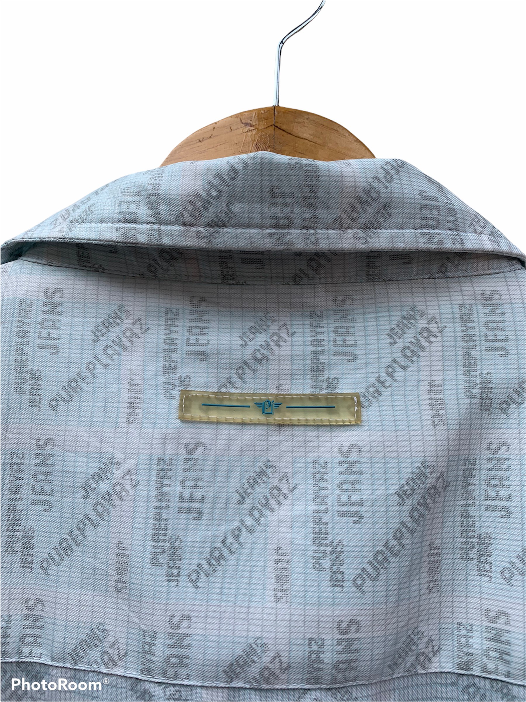 Vintage - Vintage Pure Playaz Hip Hop Full Over Print Button Shirt - 7