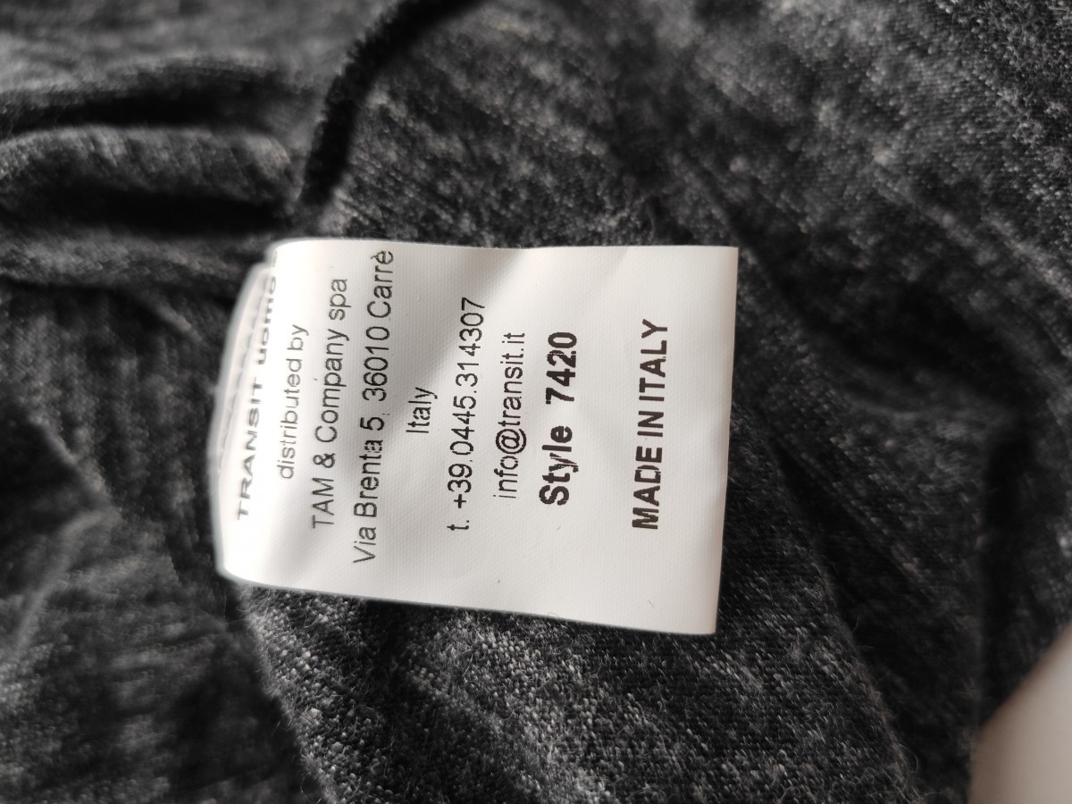 Transit Uomo - Leather trim pullover.Like Isaac Sellam or Rick Owens - 7
