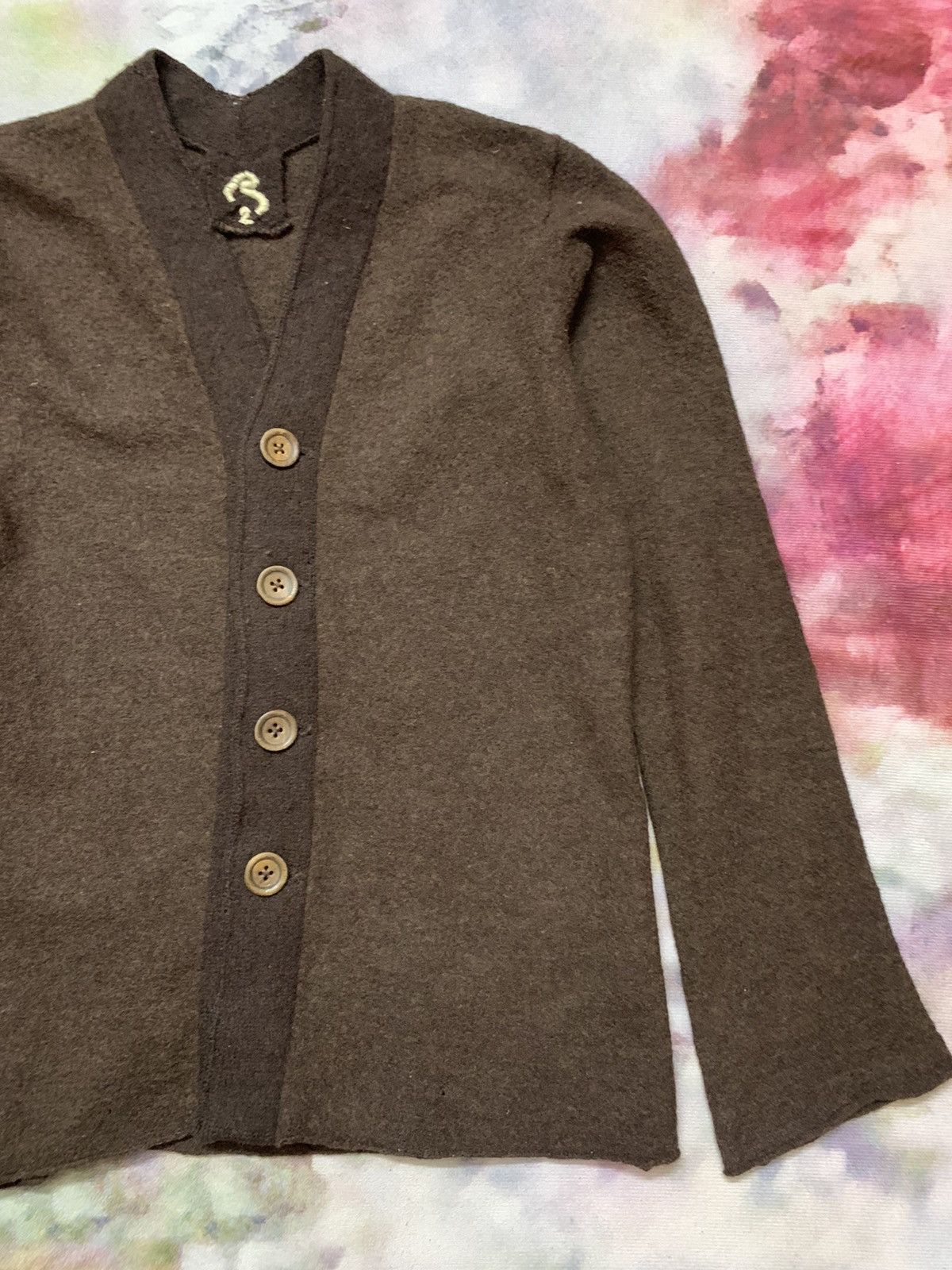 45rpm Mohair Wool Cardigan Kiro Hirata of Kapital - 3