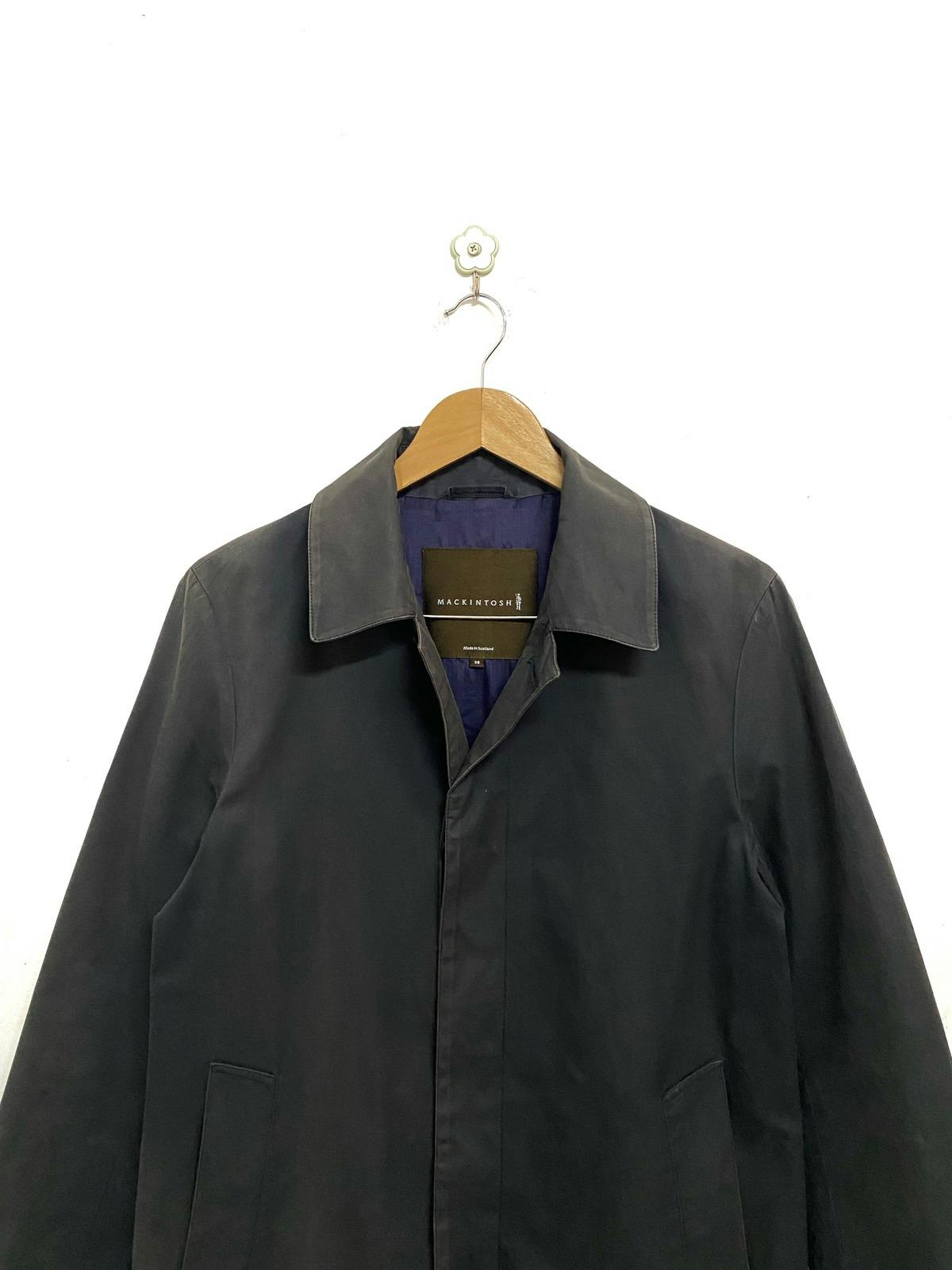 Mackintosh Philosophy Cotton Rubber Waterproof Long Jacket - 2