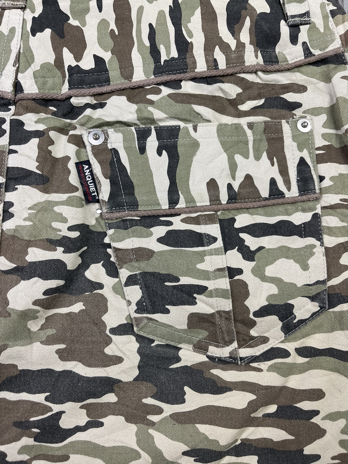 Japanese Brand - ANQUIET* Japan military camo utilities skirt - 4