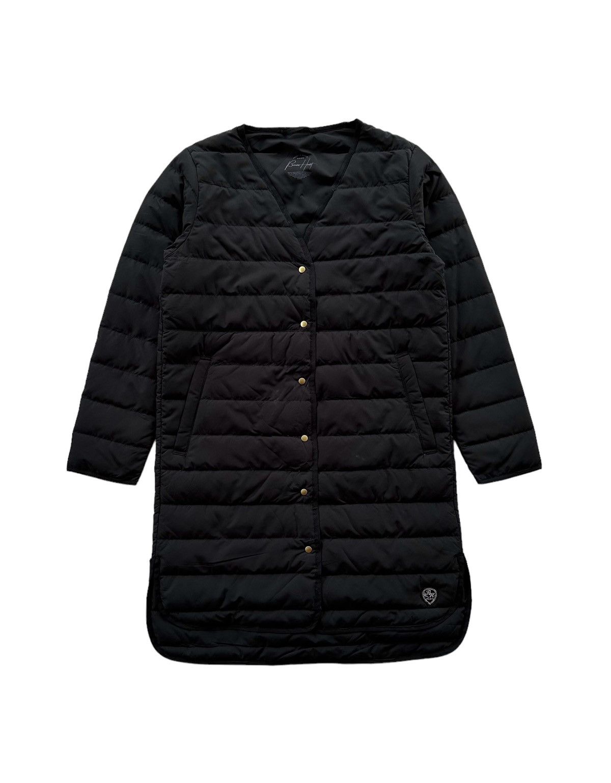 Beams Heart French Duck Down Puffer Long Jackets - 1