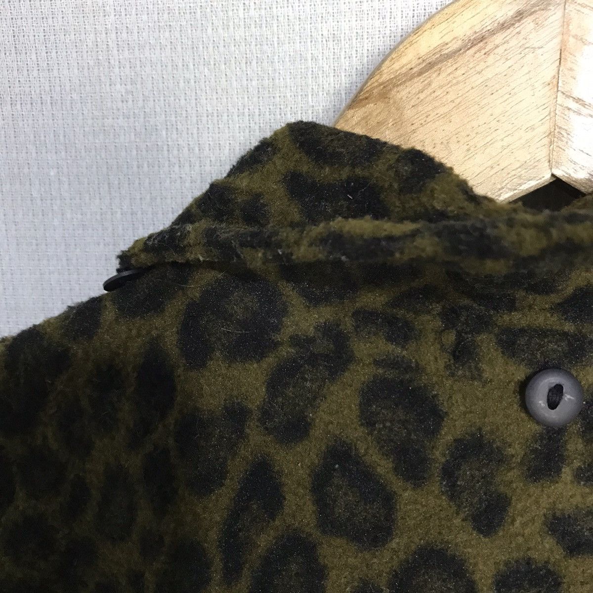 Valentino Orlandis leopard print zipper fleece jacket - 4