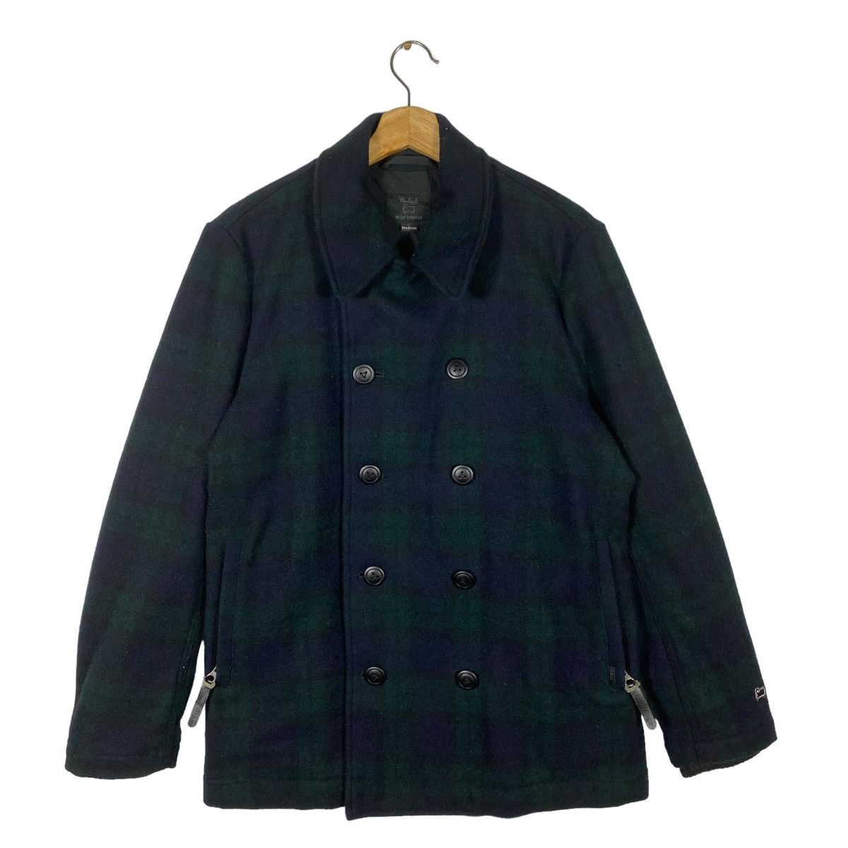 Vintage Woolrich Digs Limited Plaid Wool Button Jacket - 1