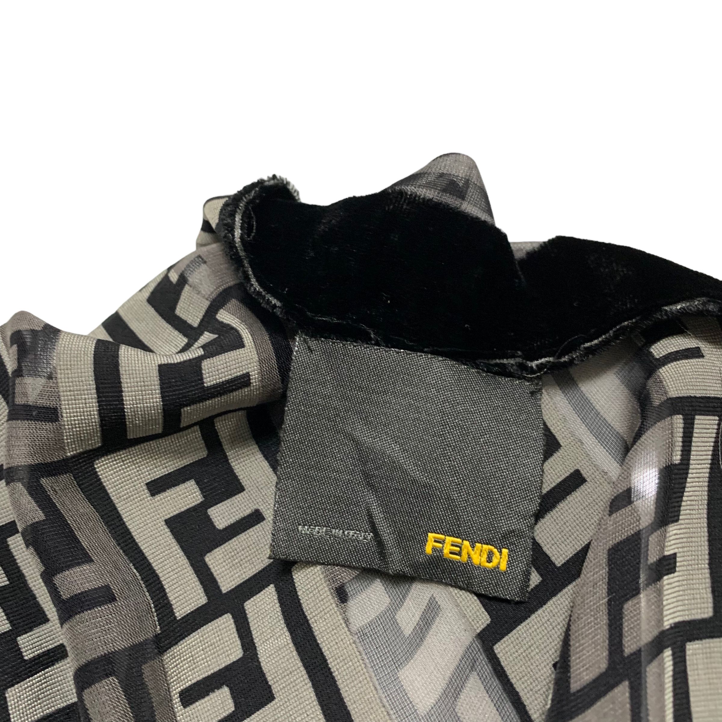 Fendi Zucca Monogram Silk Scarf - 4