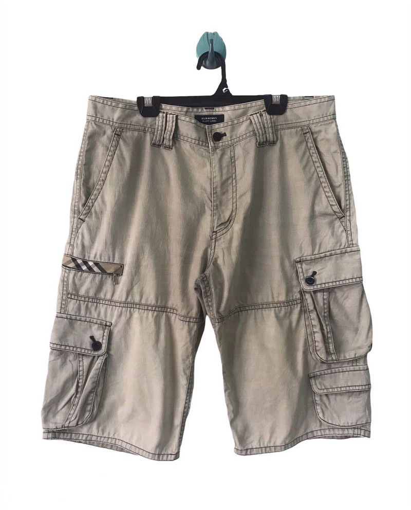 💥Steals💥Sun Faded Burberry Short Pant Cargo Tactical - 1