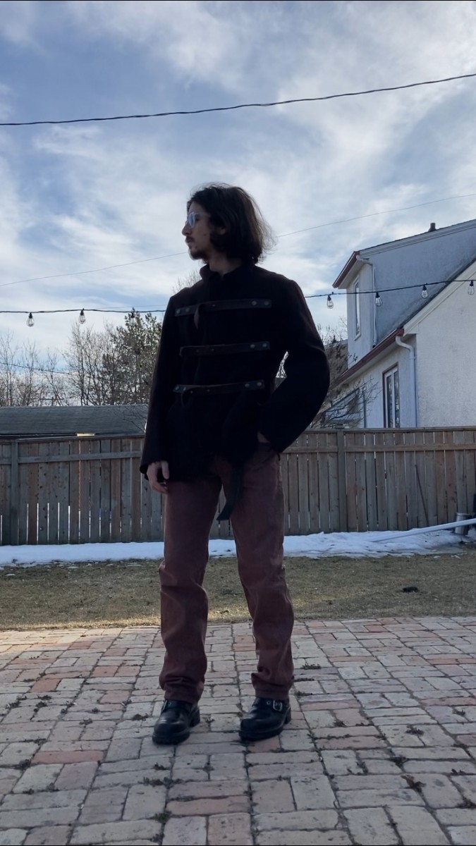 Beauty Beast - Readymade BB distressed bondage wool jacket - 16