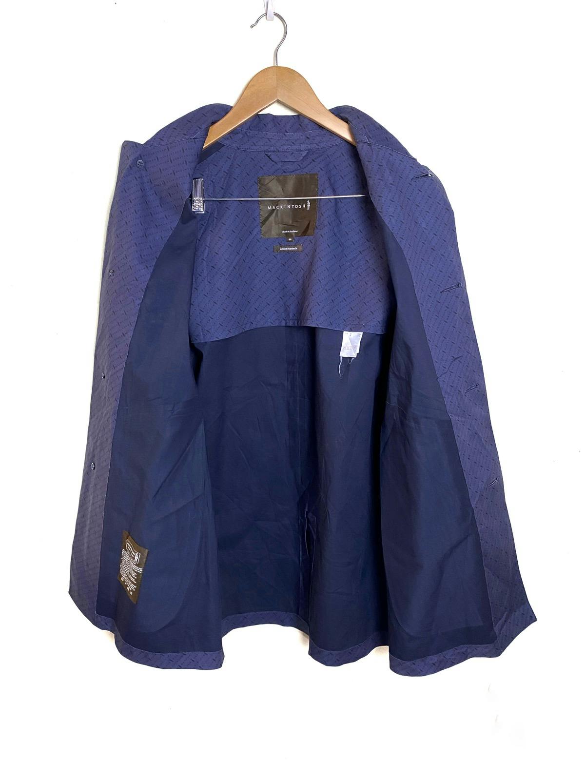Mackintosh Logo Monogram Raincoat Cotton Rubber Waterproof - 9