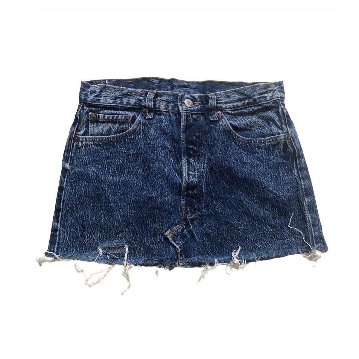Vintage Levis Stonewashed Mini Skirt - 1