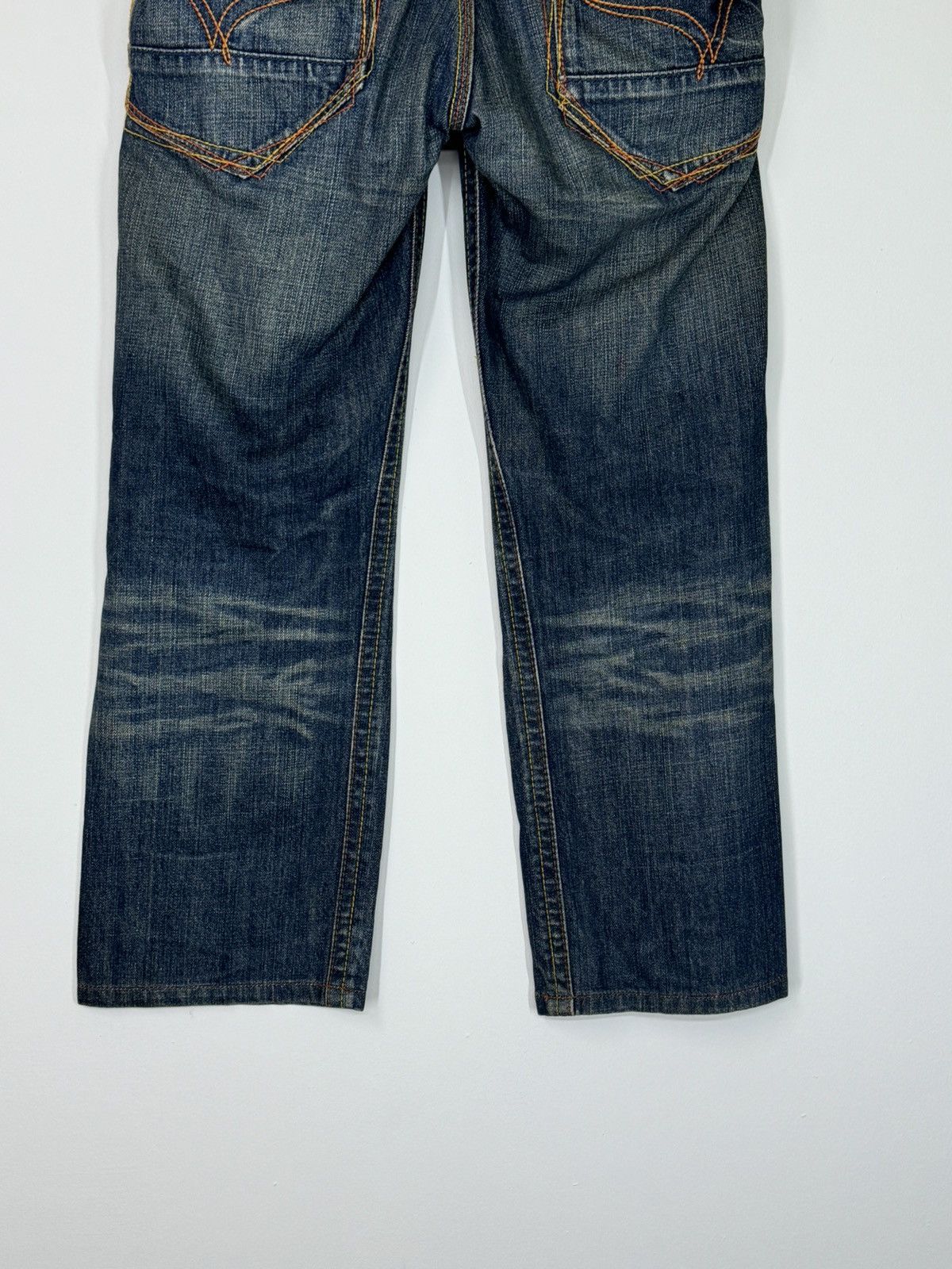 Distressed Doube Waist Junya Watanabe Denim Jeans - 11