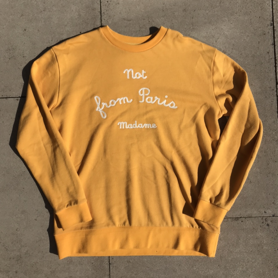 Drole De Monsieur - Yellow NFPM Embroidered Sweatshirt - 1