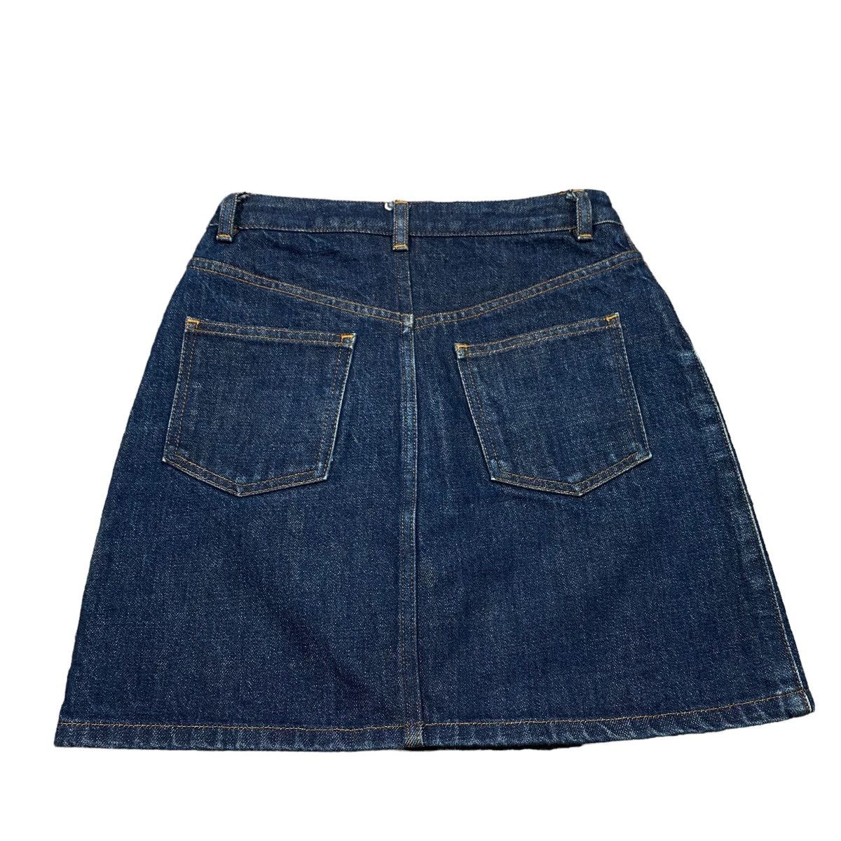 Vintage A.P.C Mini Skirt Denim Jeans - 8