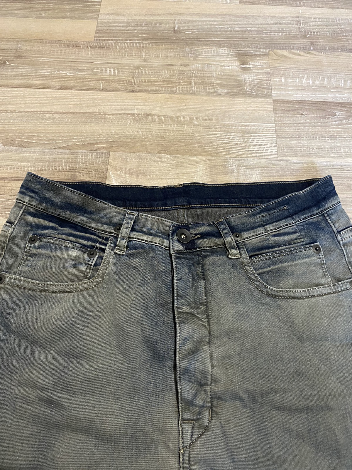 Rick owens jeans DRKSHDW vintage 00s denim torrence croped - 5