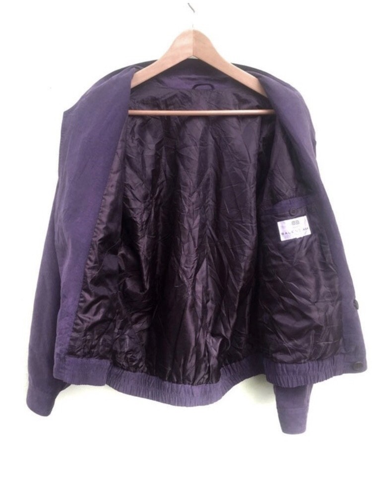Vintage 90s Balenciaga Sport Poly Bomber Jacket - 3