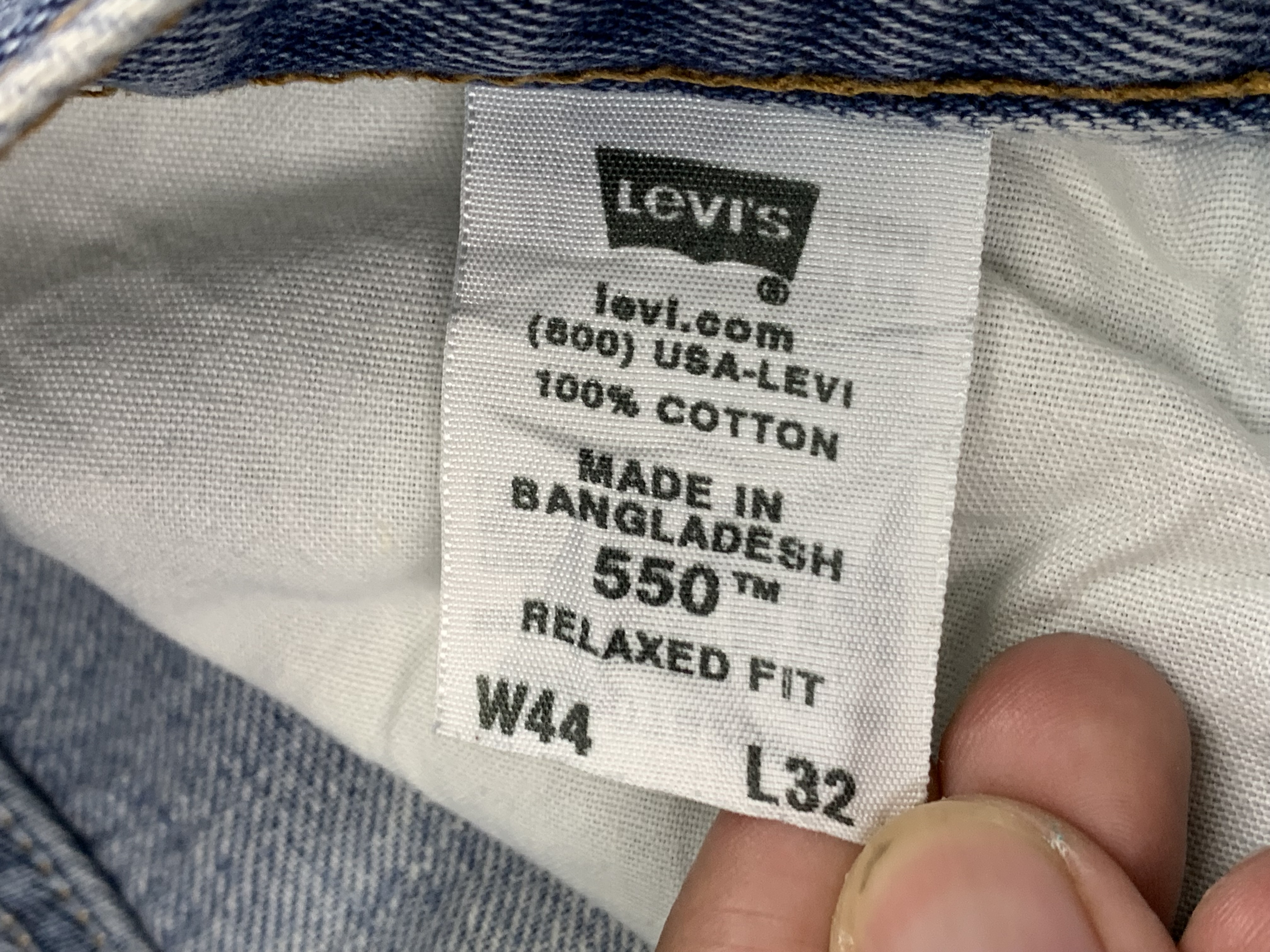 Vintage - Vintage Levis 550 Light Wash Jeans - 6