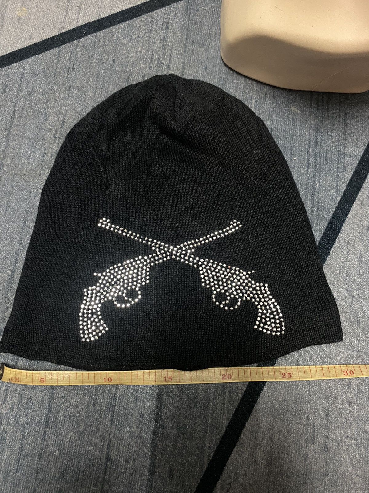 Streetwear - Sparkling Gun Logo Beanie big Size Hat - 5