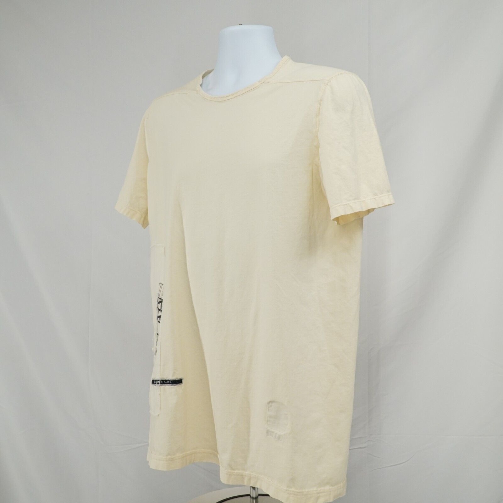DRKSDHW Patched Level Tee Milk White Cotton - Lar - 9