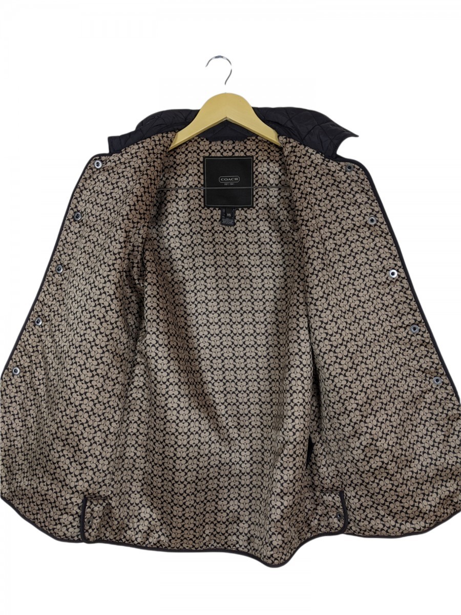 Coach - Monogram Quilted Jacket Featherlight Femme Coat - 7