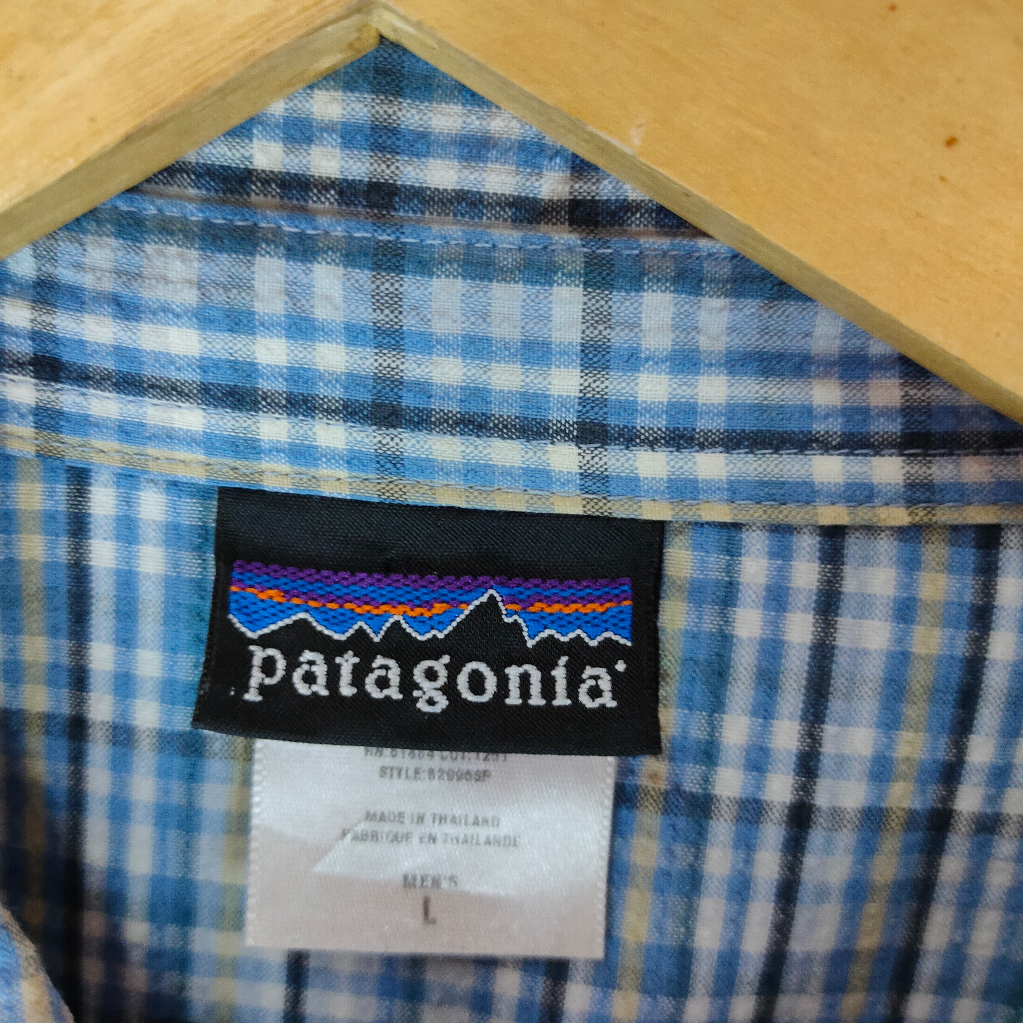 Vintage PATAGONIA Full Button Pocket Short Sleeve Shirt - 3