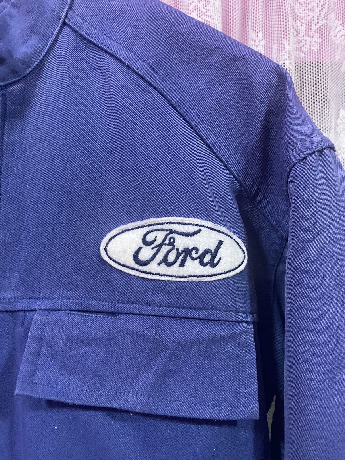 Rare Vintage Ford Racing Boilersuit Coverall Jumpsuit - 4
