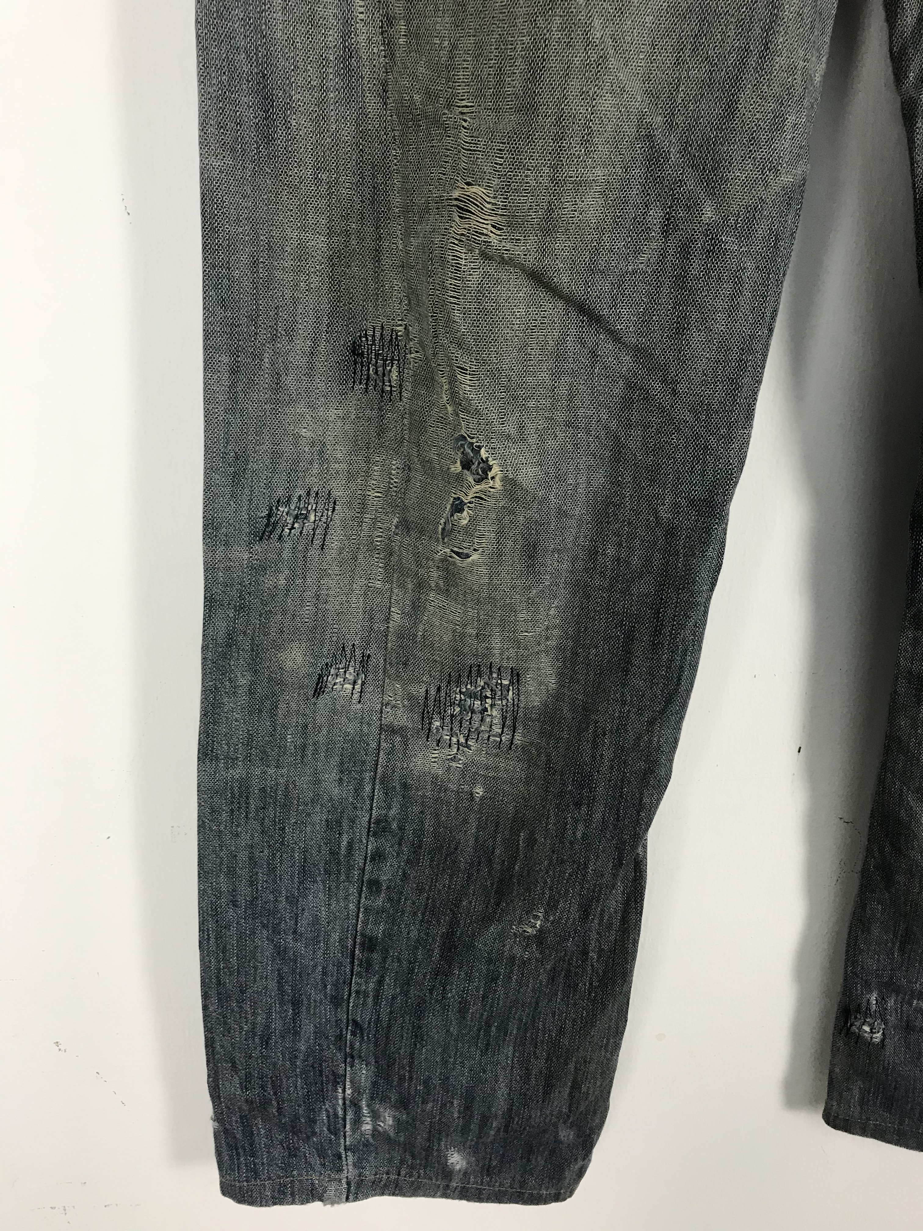 Armani - Armani Jeans Distressed Destroyed Denim Pant #2495 - 8