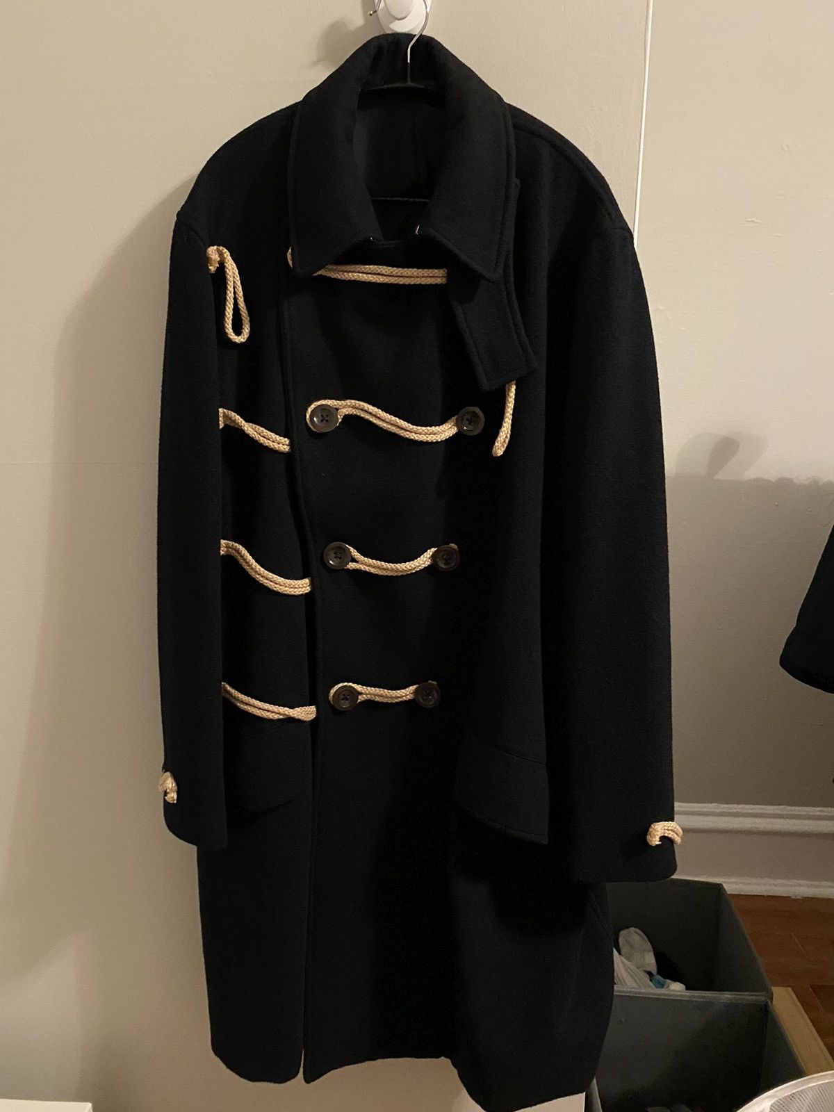 04aw naval double breasted duffle coat - 3