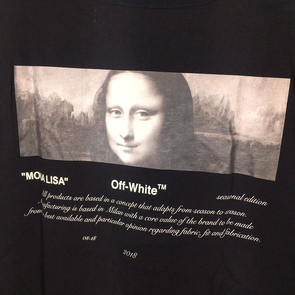 Off-White “Mona Lisa “04”” Tee | deidara | REVERSIBLE