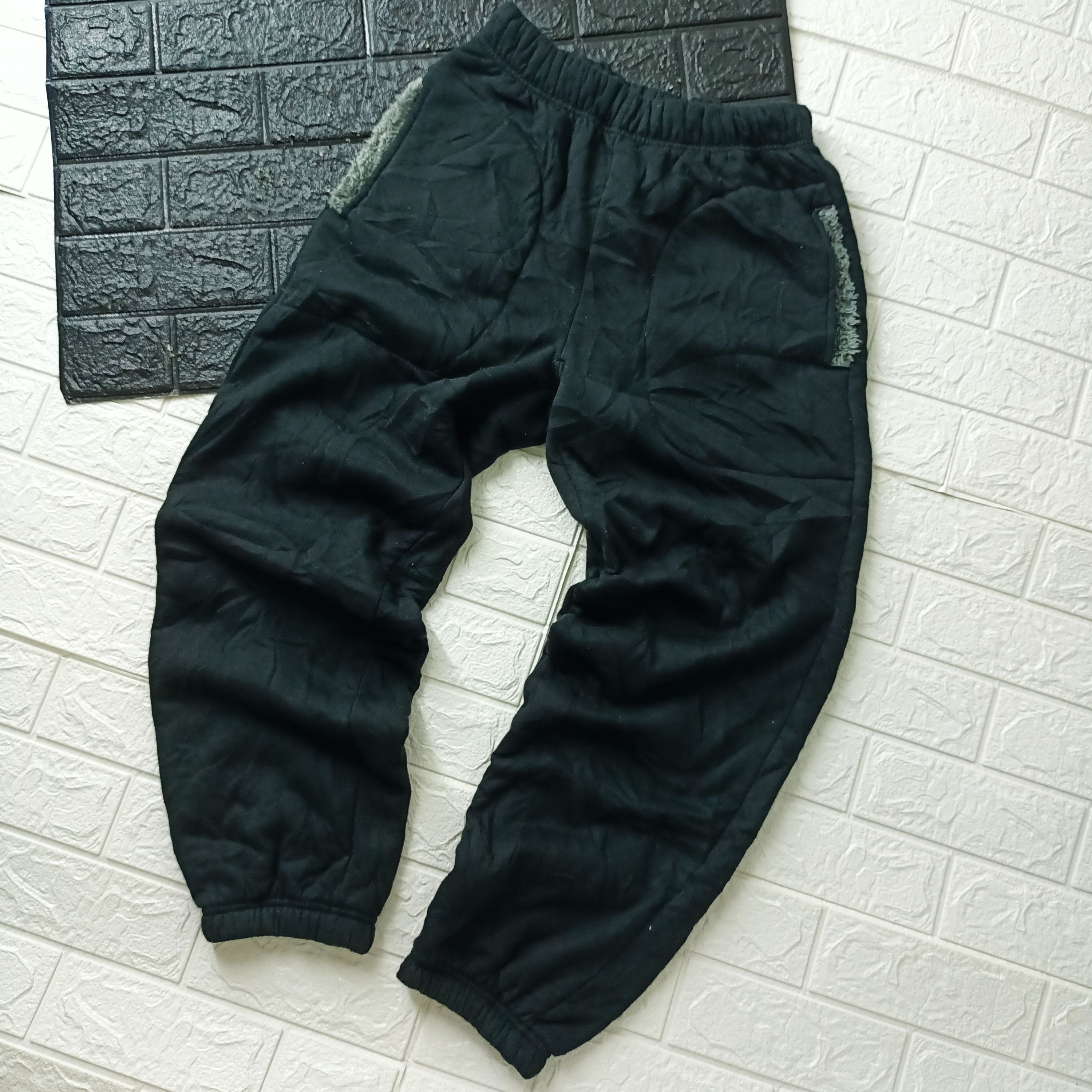 Designer - 💥 Villand Outdoor Black Fleece Jogger Pants - 1