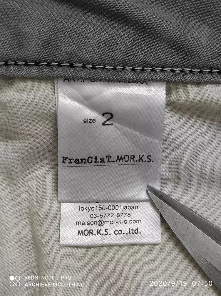 Francist Mor.K.S - FranCisT MOR.KS Swarovski crystal skulls Jeans Japan - 3