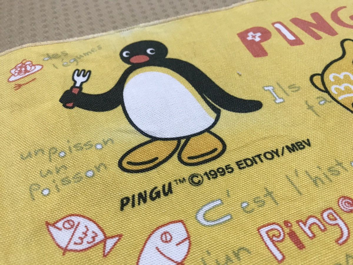 Vintage - pingu handkerchief pocket square - 5