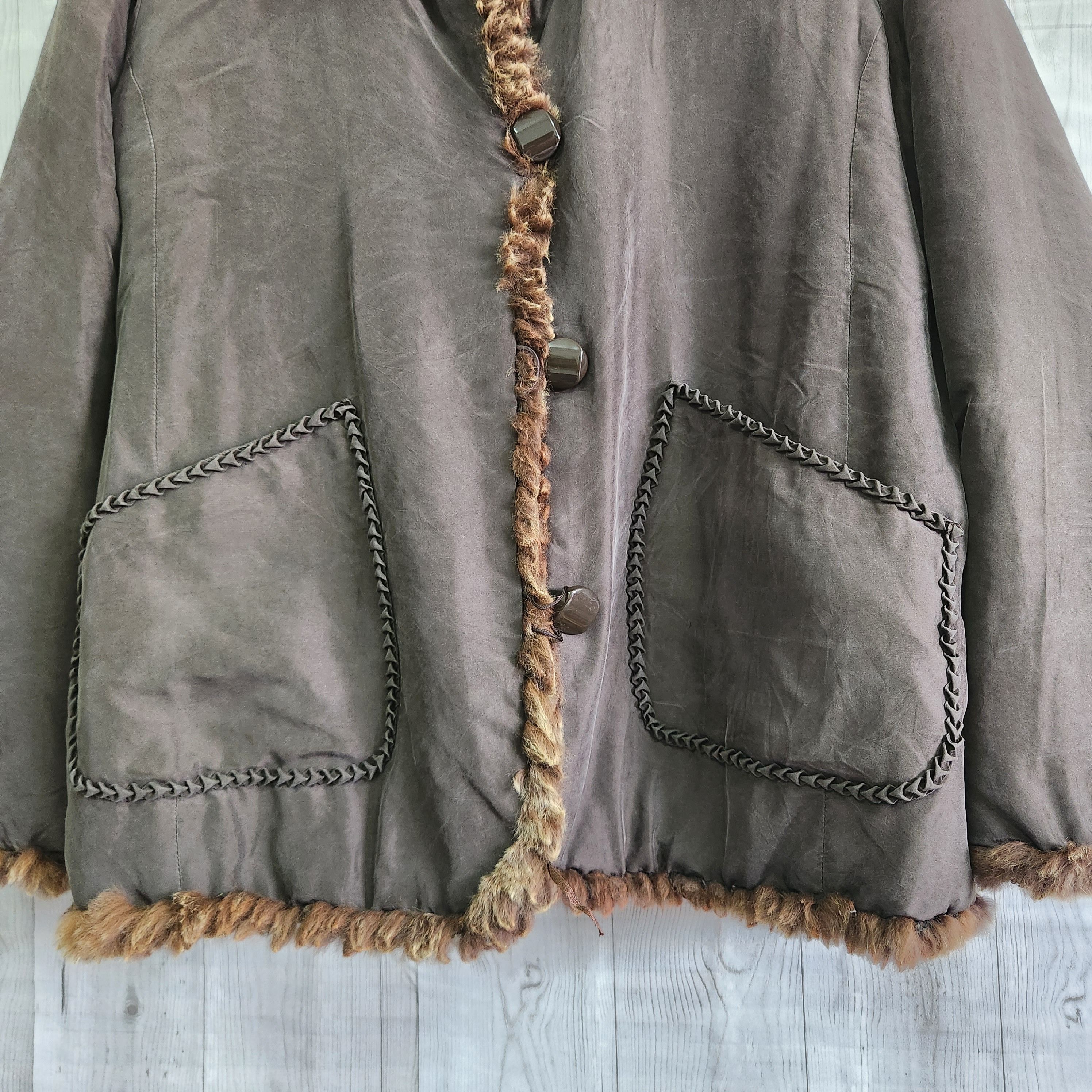 Fur Reversible Jacket By Japanese Designer Unbranded - 12