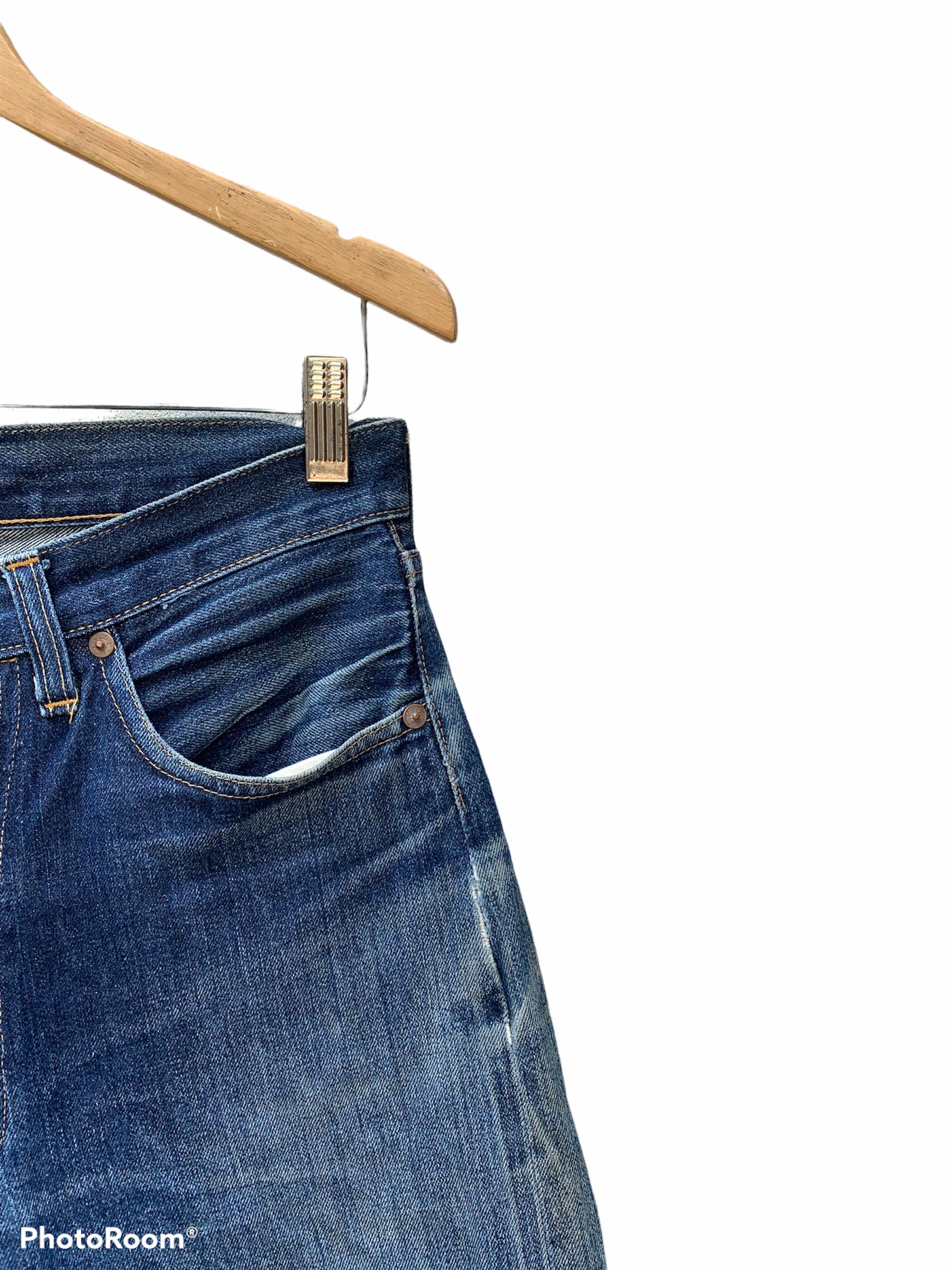 Vintage Levis 501 Big E 555 Button Jeans - 16