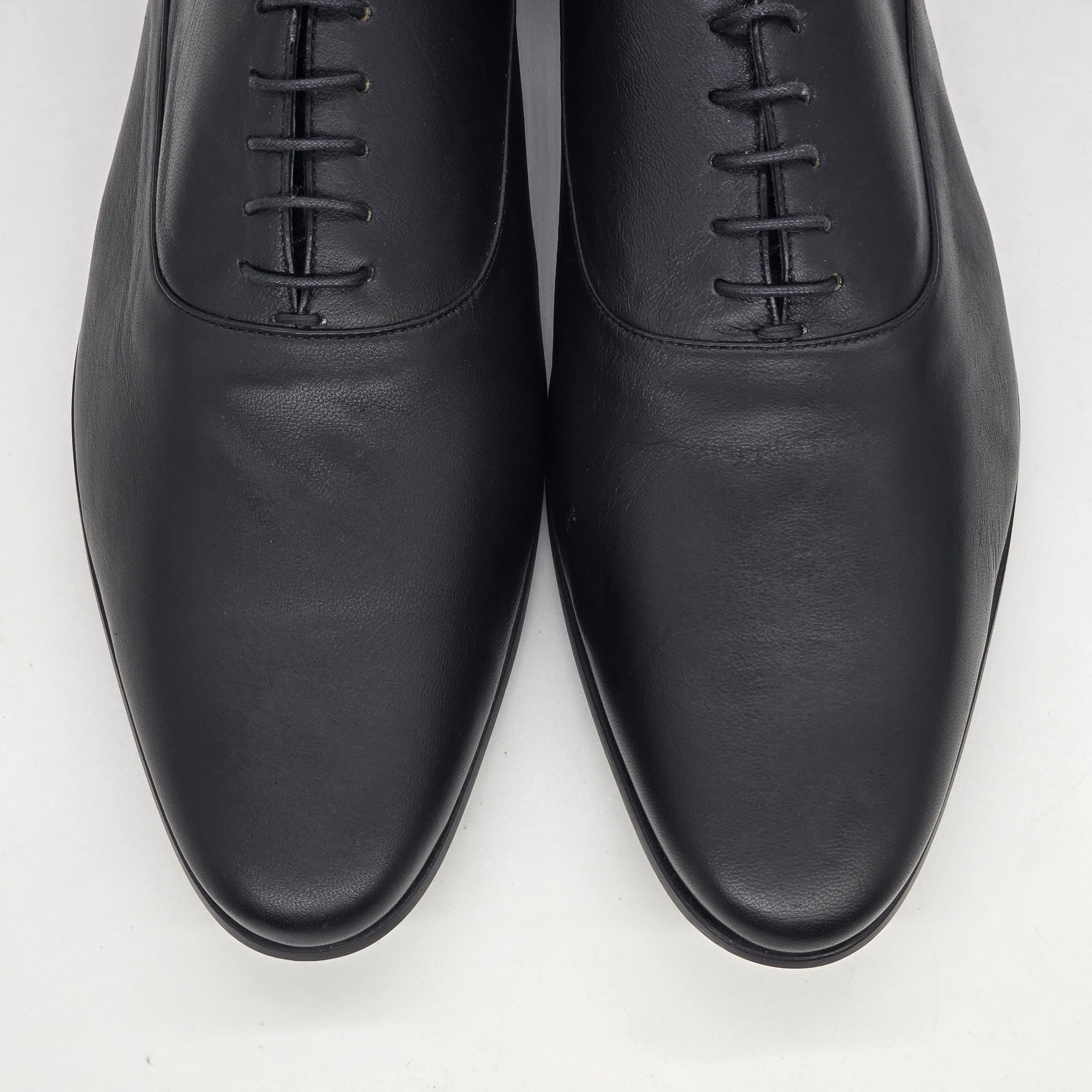 Saint Laurent Paris - Leather Plain Toe Oxford Shoes - 4