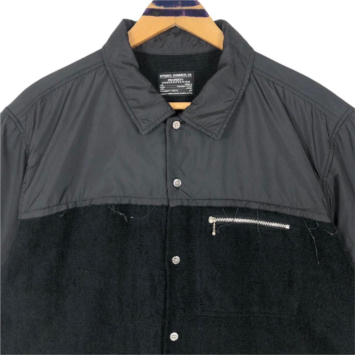 Undercover X Fragment Design SS04 Fleece Button Up Shirt - 4